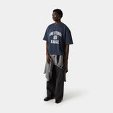 Badge Navy Oversized Tee T-shirts eme