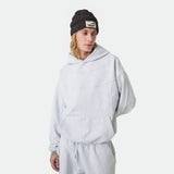 Alfa Heather Grey Oversized Hoodie Hoodies Eme Studios