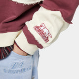 M Chocolat Truffle Striped Crewneck Sweatshirts eme