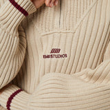 Nobly Knit Fog Halfzip Knitwear eme