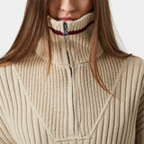 Nobly Knit Fog Halfzip Knitwear eme