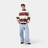 M Chocolat Truffle Striped Crewneck Sweatshirts eme