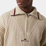 Nobly Knit Fog Halfzip Knitwear eme