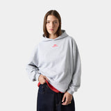 Posse Heather Grey Oversized Hoodie Hoodies eme
