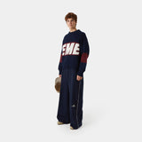 Thrill Indigo Knit Sweater Knitwear eme