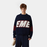 Thrill Indigo Knit Sweater Knitwear eme