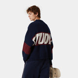 Thrill Indigo Knit Sweater Knitwear eme