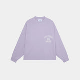 Badge Gray Lilac Long Sleeve T-shirts eme