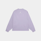 Badge Gray Lilac Long Sleeve T-shirts eme