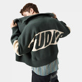 Thrill Hunt Zipper Knit Knitwear eme