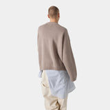 Master Muddy Brown Knit Sweater Knitwear eme