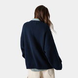 Master Navy Knit Sweater Knitwear eme