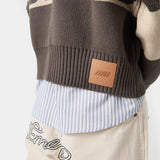 Thrill Falcon Zipper Knit Knitwear eme