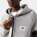 Groovy Neoprene Heather Grey Jacket Hoodies eme