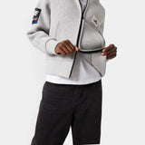 Groovy Neoprene Heather Grey Jacket Hoodies eme