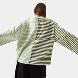 Roguish Green Striped Long Sleeve T-shirts eme