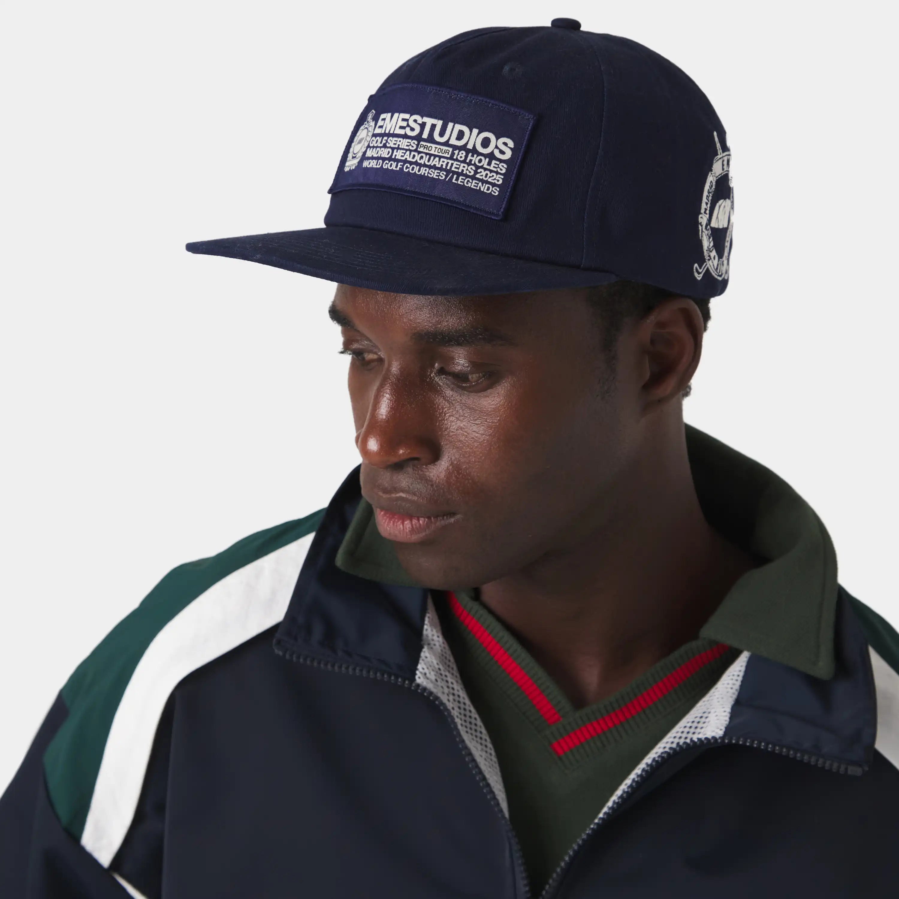Golf Series Navy Cap Headwear Eme Studios