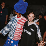 Roguish Navy Striped Long Sleeve T-shirts eme