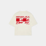 Metropolitan Off Sand Oversized Tee T-shirts eme