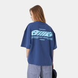 DNA Blue Oversized Tee T-shirts Eme Studios