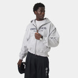 Capri Heather Grey Full Zip Hoodies eme