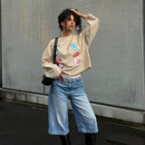 Patches Sand Crewneck Sweatshirts Eme Studios