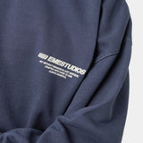 Buckler Navy Oversized Crewneck Sweatshirts eme