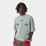 Zephyr Heather Grey Oversized Tee T-shirts Eme Studios