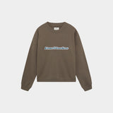 Box Muddy Brown Oversized Crewneck Sweatshirts eme