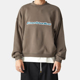 Box Muddy Brown Oversized Crewneck Sweatshirts eme