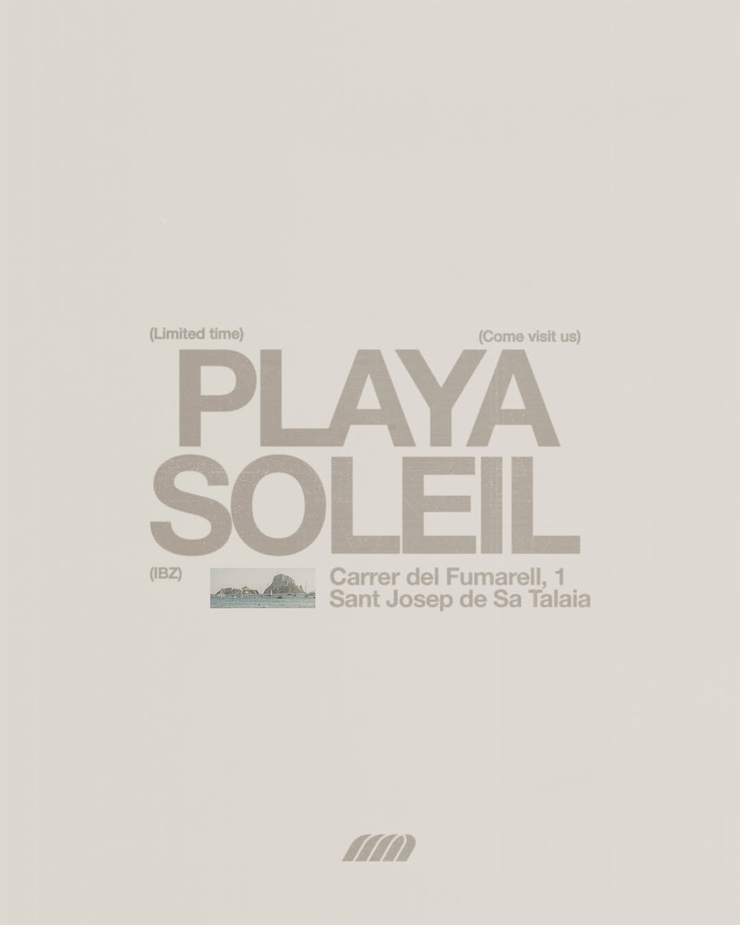 Our popup at Playa Soleil is open until October 14th
Come by and experience EMESTUDIOS in Ibiza 🤍