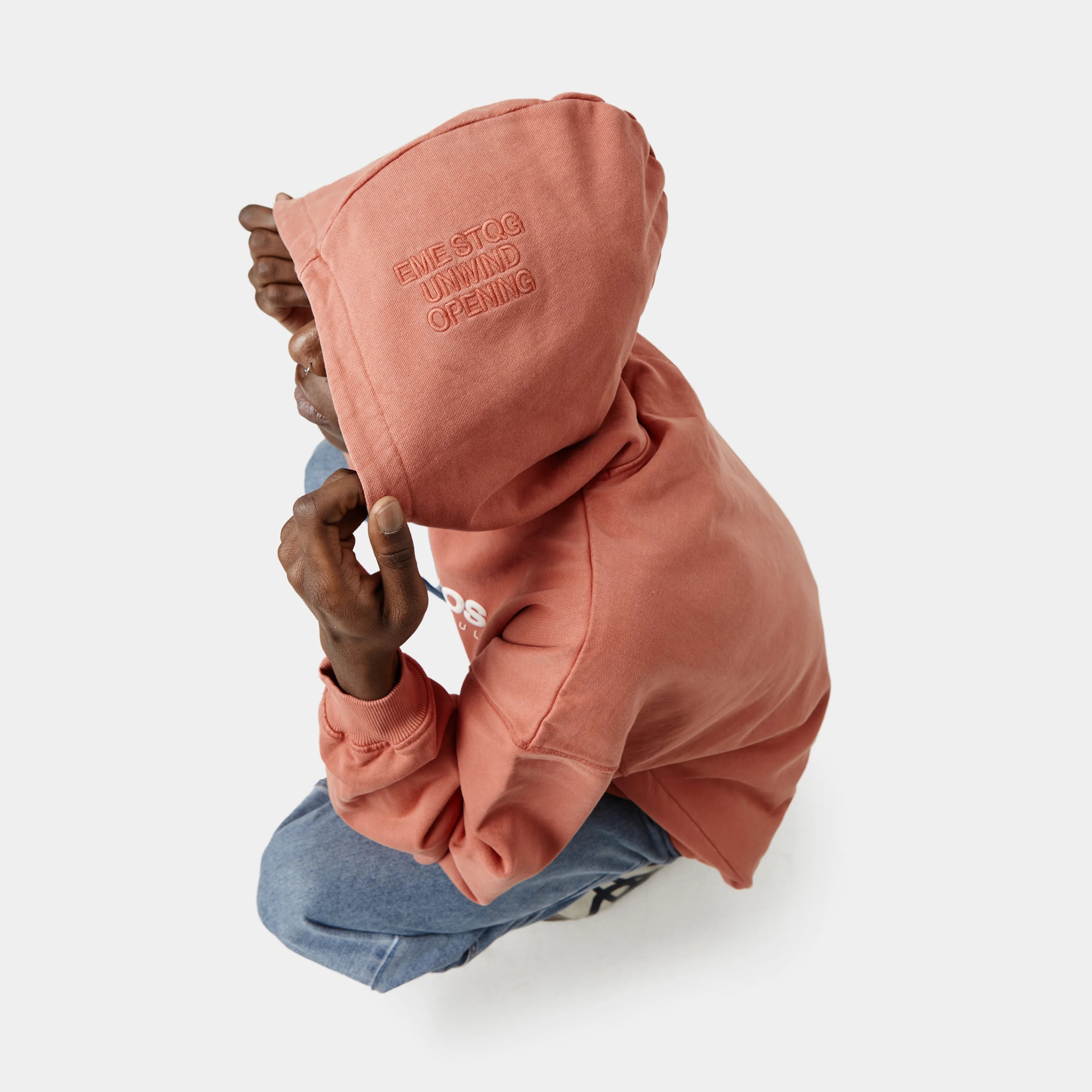 Unwind Clay Oversized Hoodie Hoodie eme   