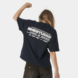 Powered Navy Oversized Tee T-shirts Eme Studios
