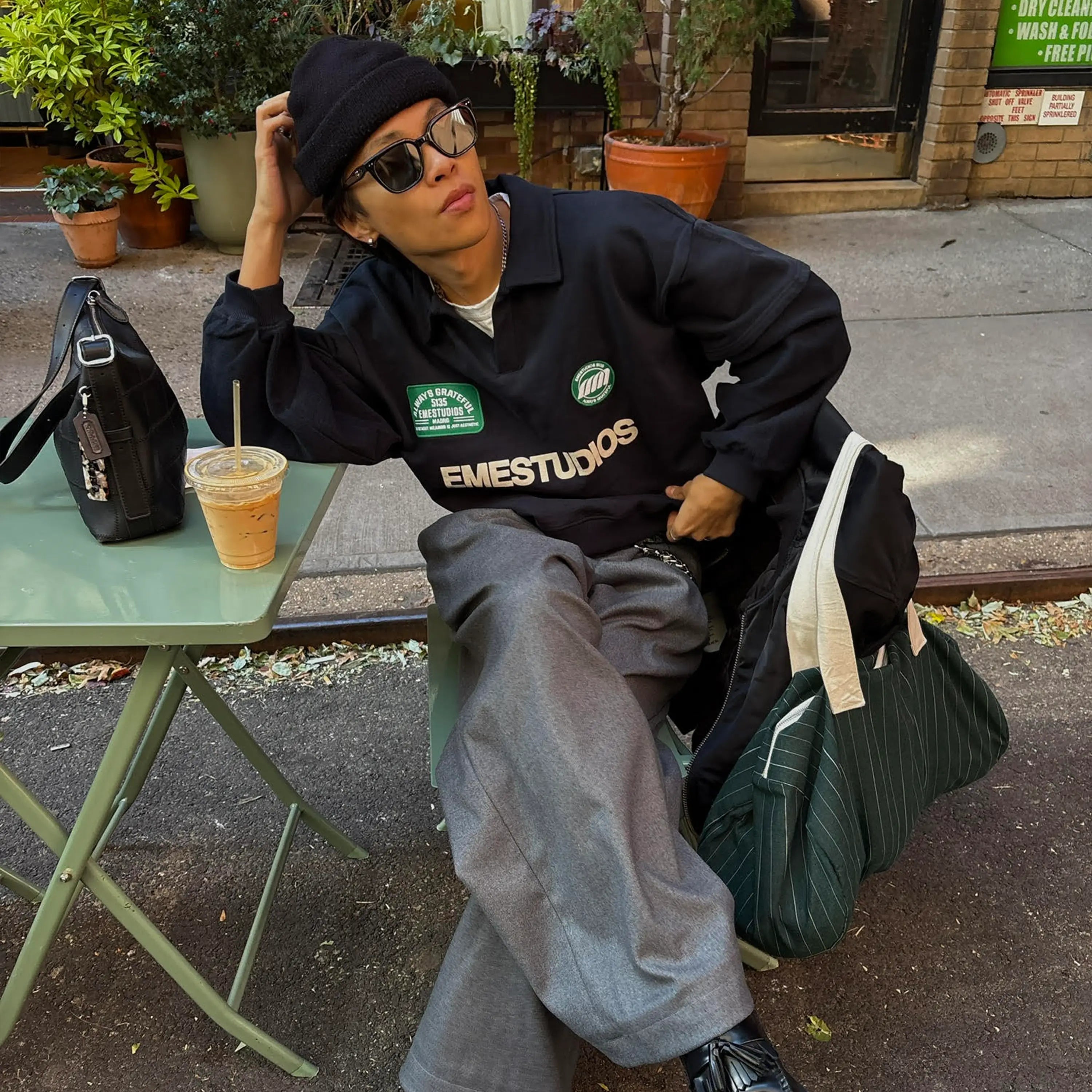 O´Connor Navy Polo Sweatshirts Eme Studios