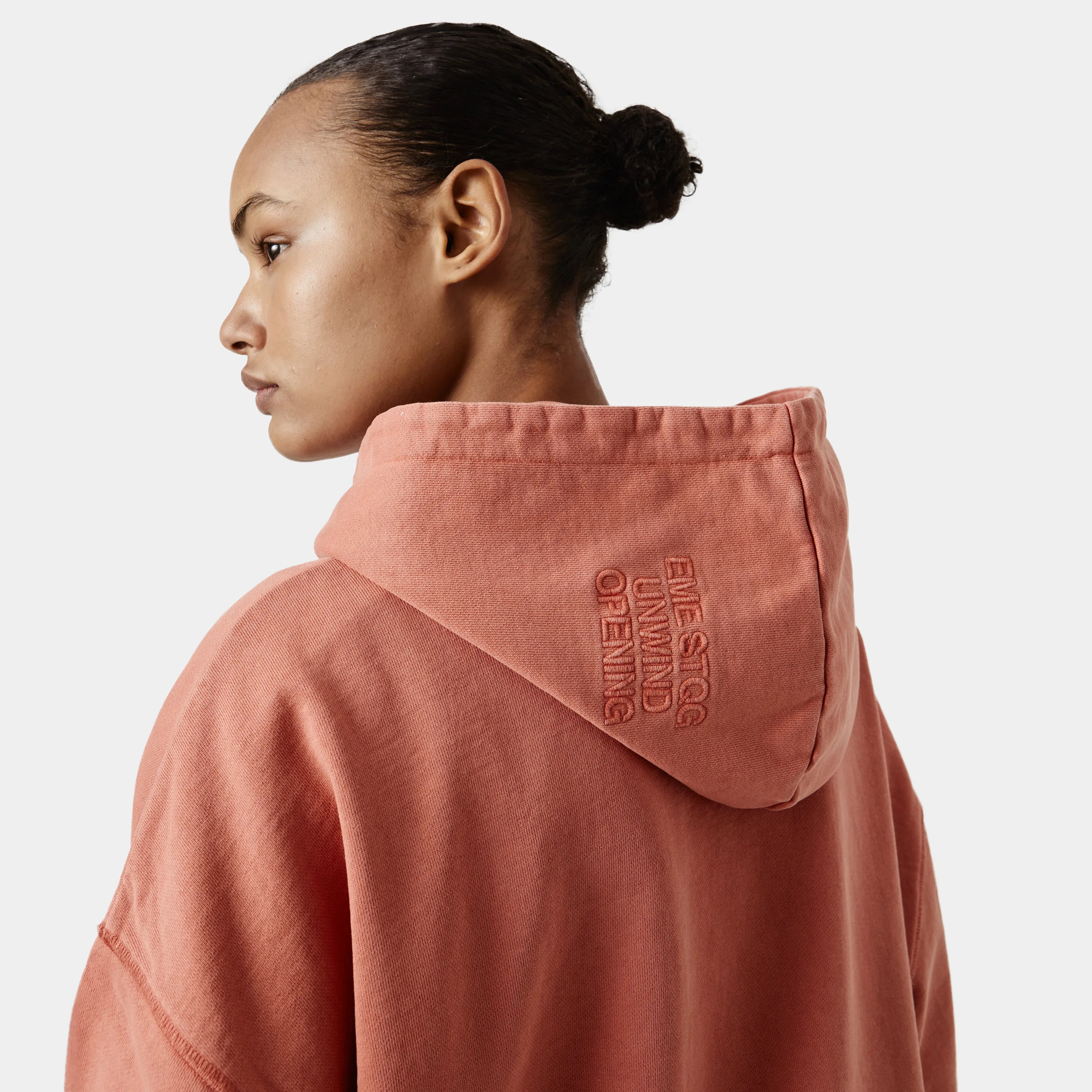 Unwind Clay Oversized Hoodie Hoodie eme   