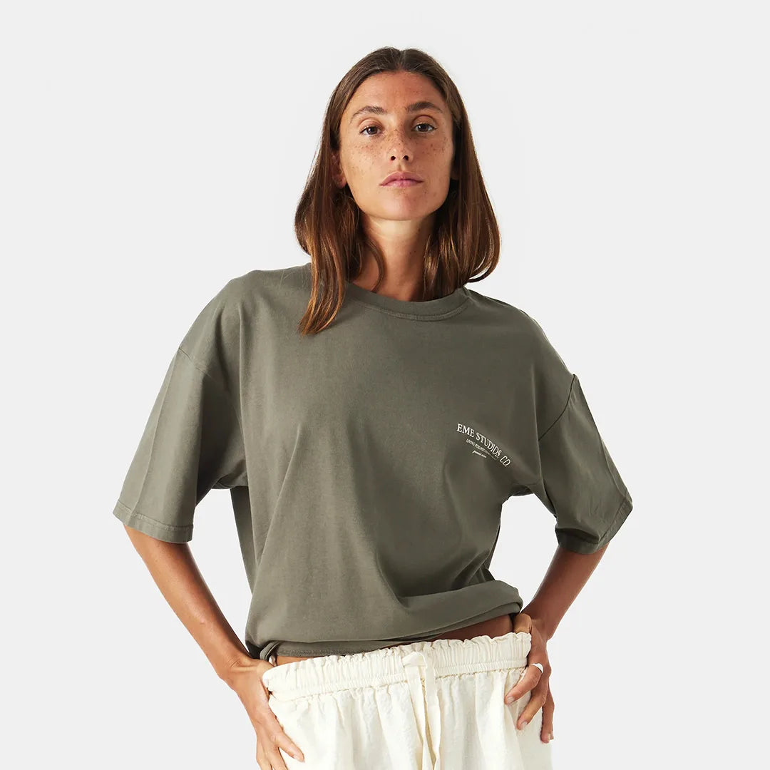 Classy Laurel Oversized Tee