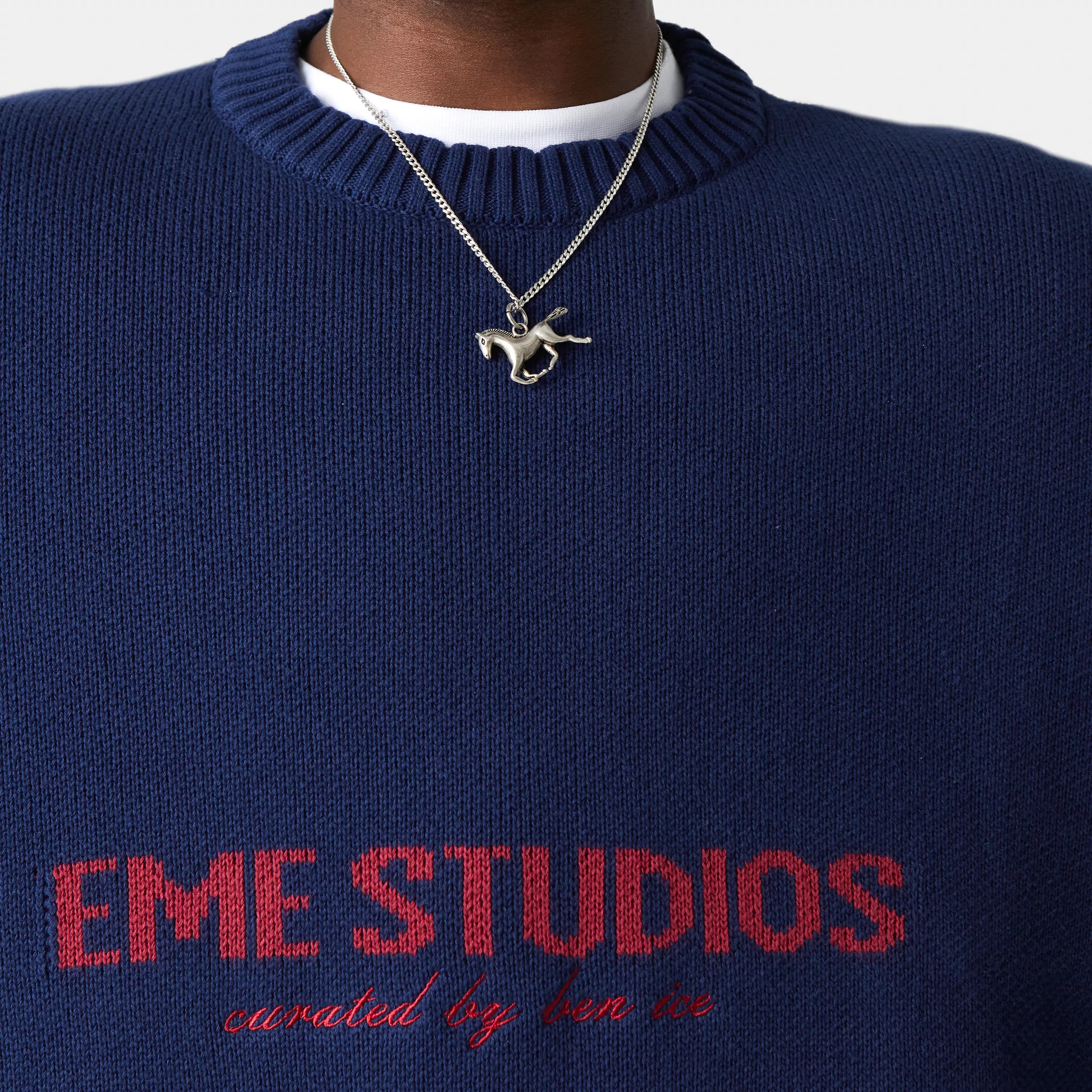 Master Indigo Knit Sweater Knit eme   