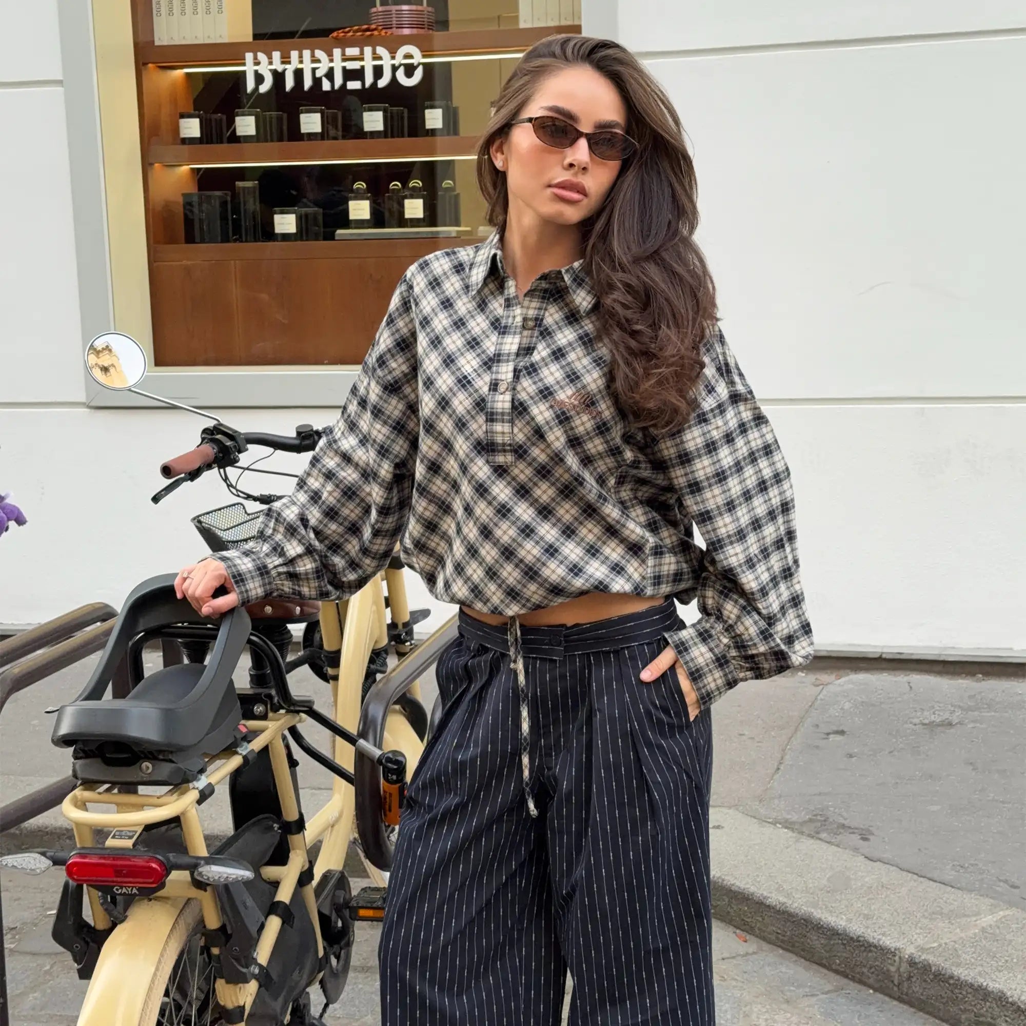 Fitz Popover Chocolate Shirt Shirts Eme Studios