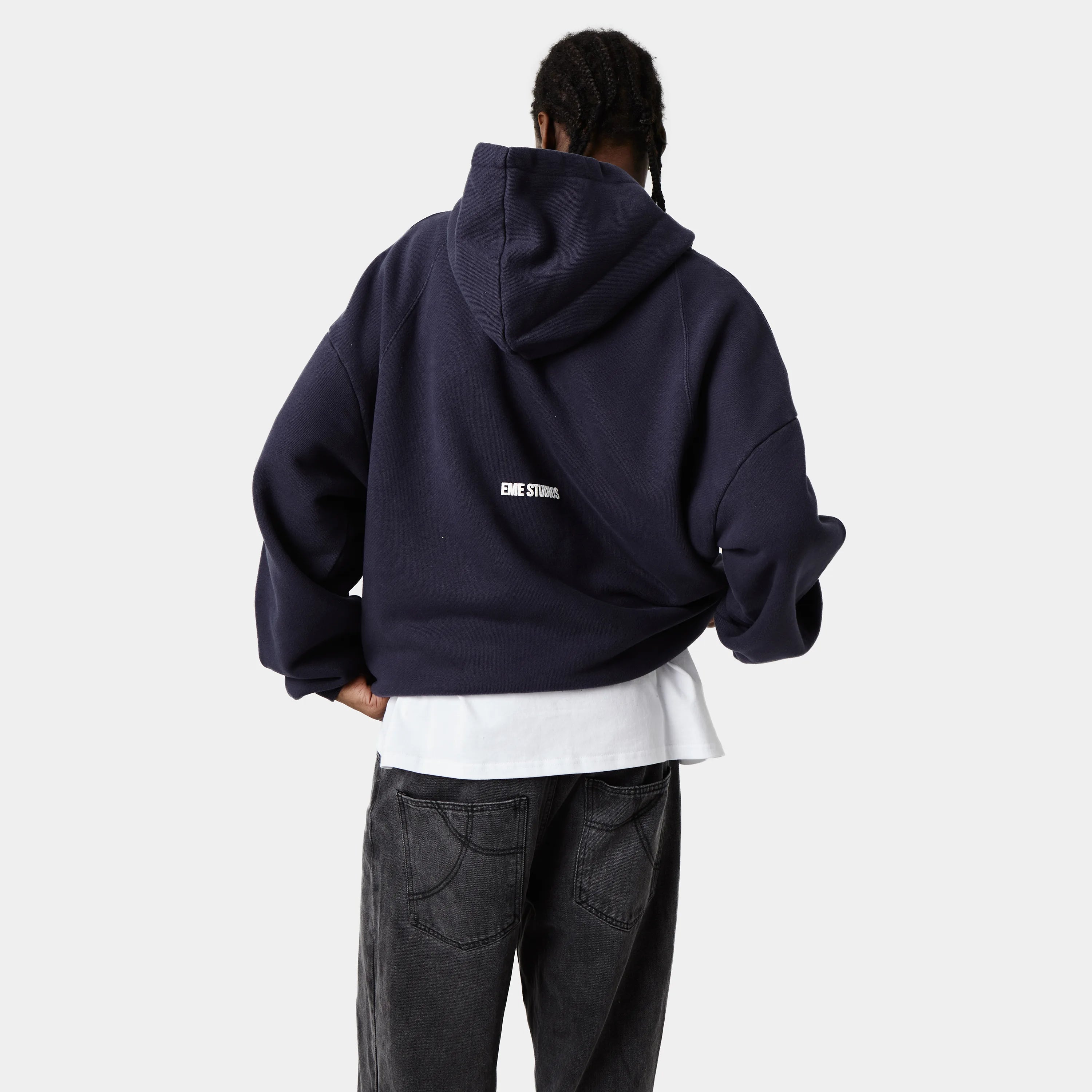 Master Flag Navy Heavyweight Hoodie Hoodie eme   