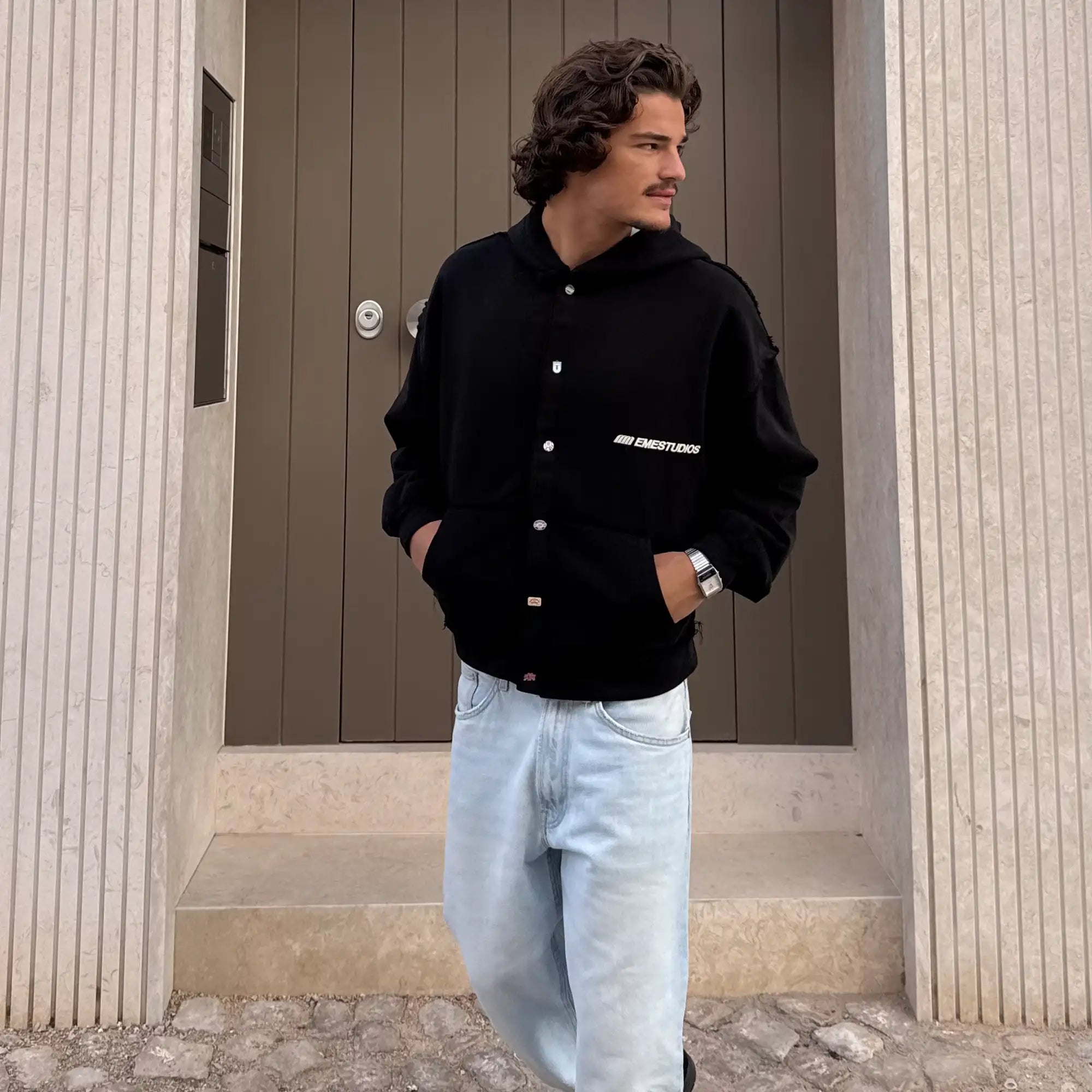 Olfi Shadow Full Zip Hoodies Eme Studios