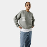 Serenity Pebble Oversized Crewneck Crewneck eme   