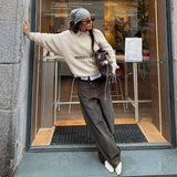 Yoss Turtledove Knit Sweater Knitwear Eme Studios