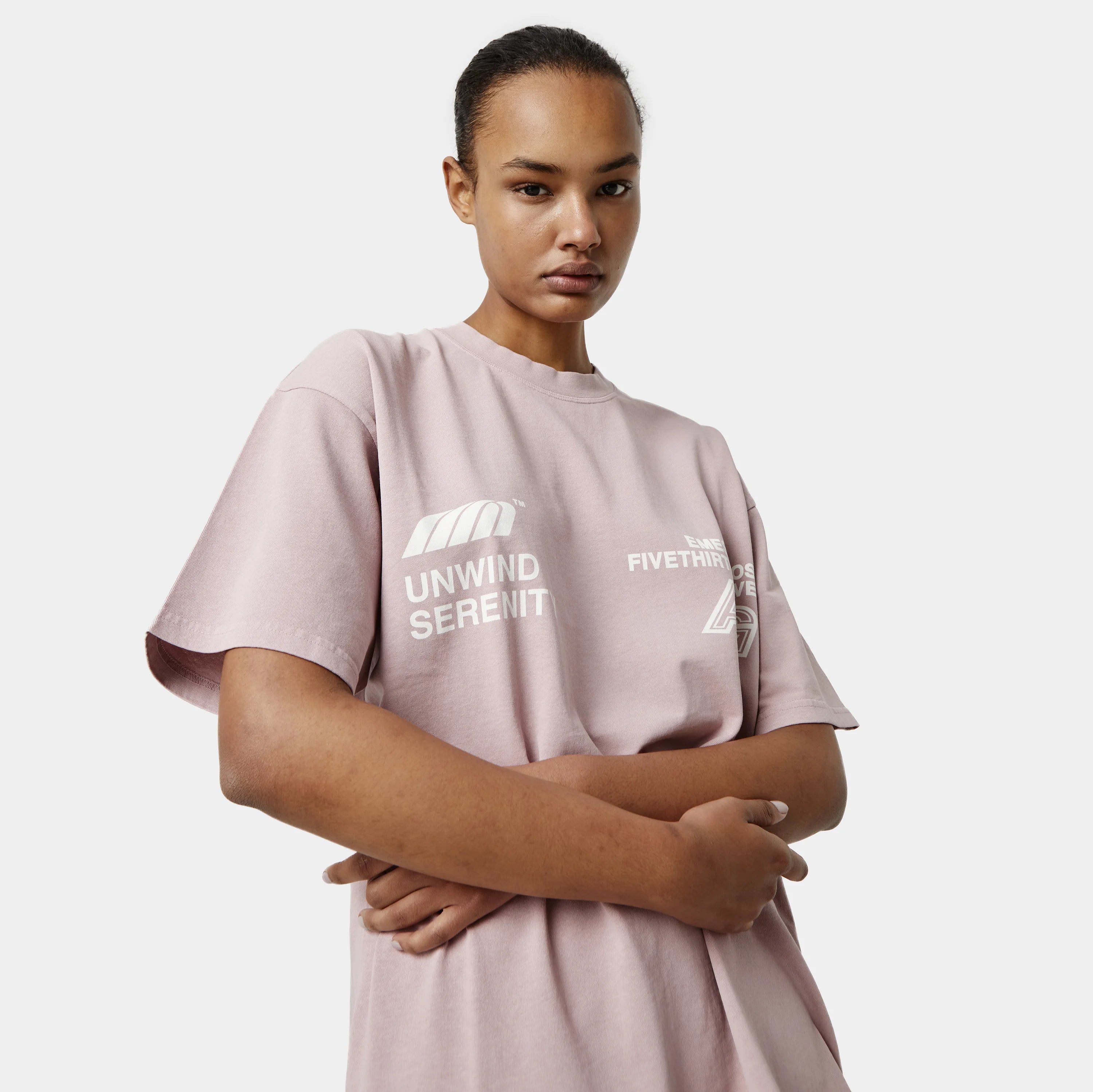 Serenity Woodrose Oversized Tee Camiseta eme   