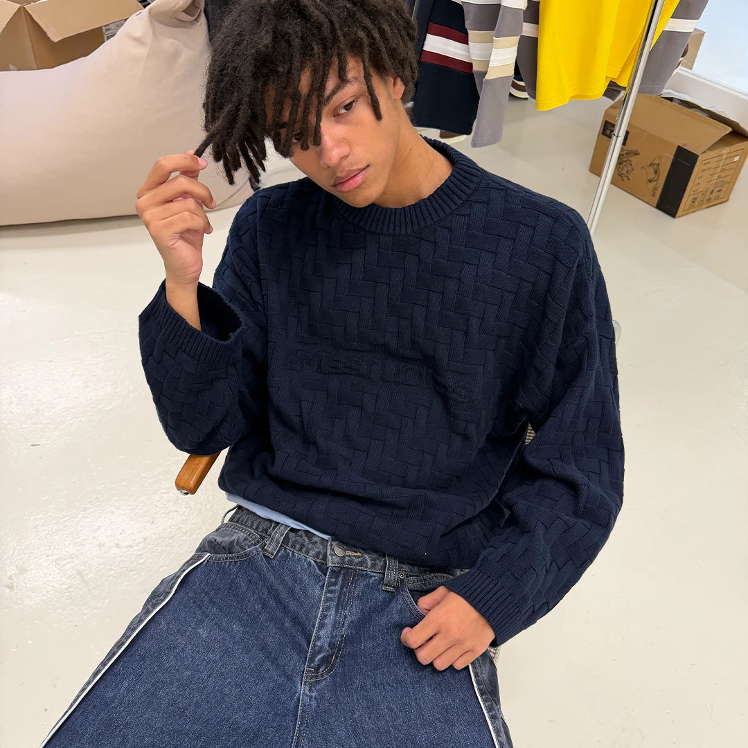 Brick Night Sky Knit Sweater Knitwear Eme Studios