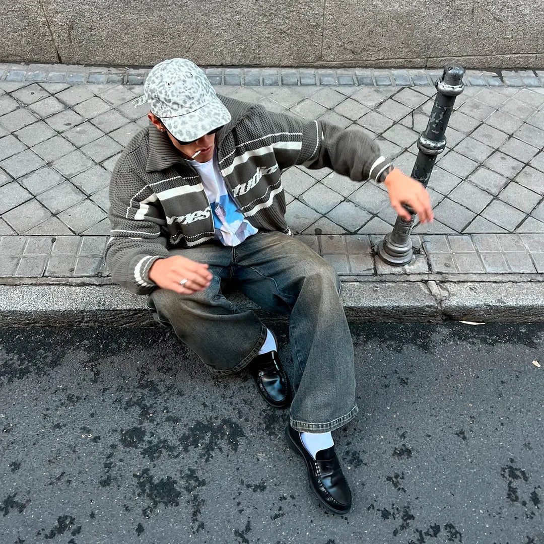 Unit Knited Forest Full Zip Knitwear Eme Studios