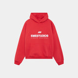 Hallmark Red Oversized Hoodie Hoodie eme