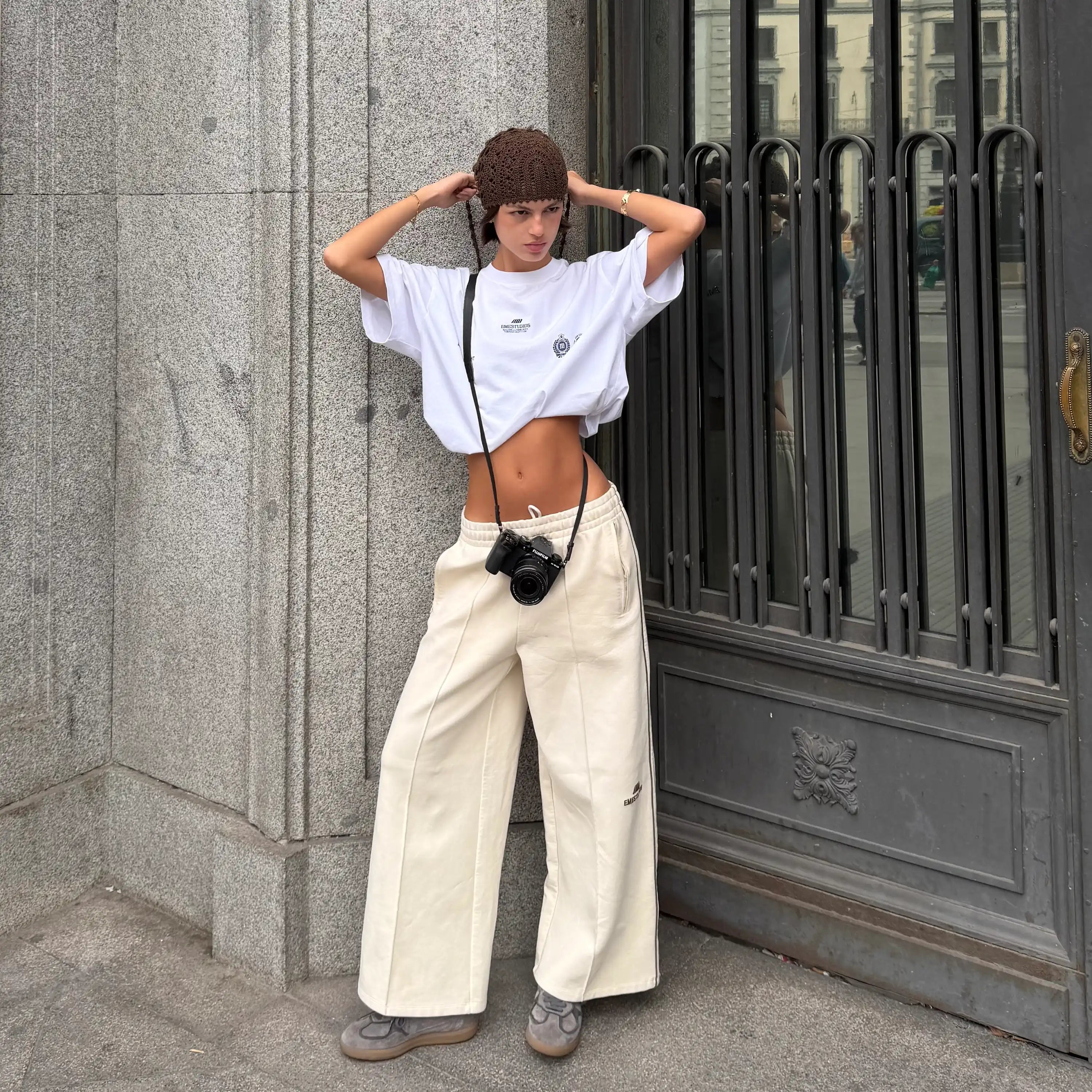 Somm Off Sand Baggy Sweatpants Pants eme