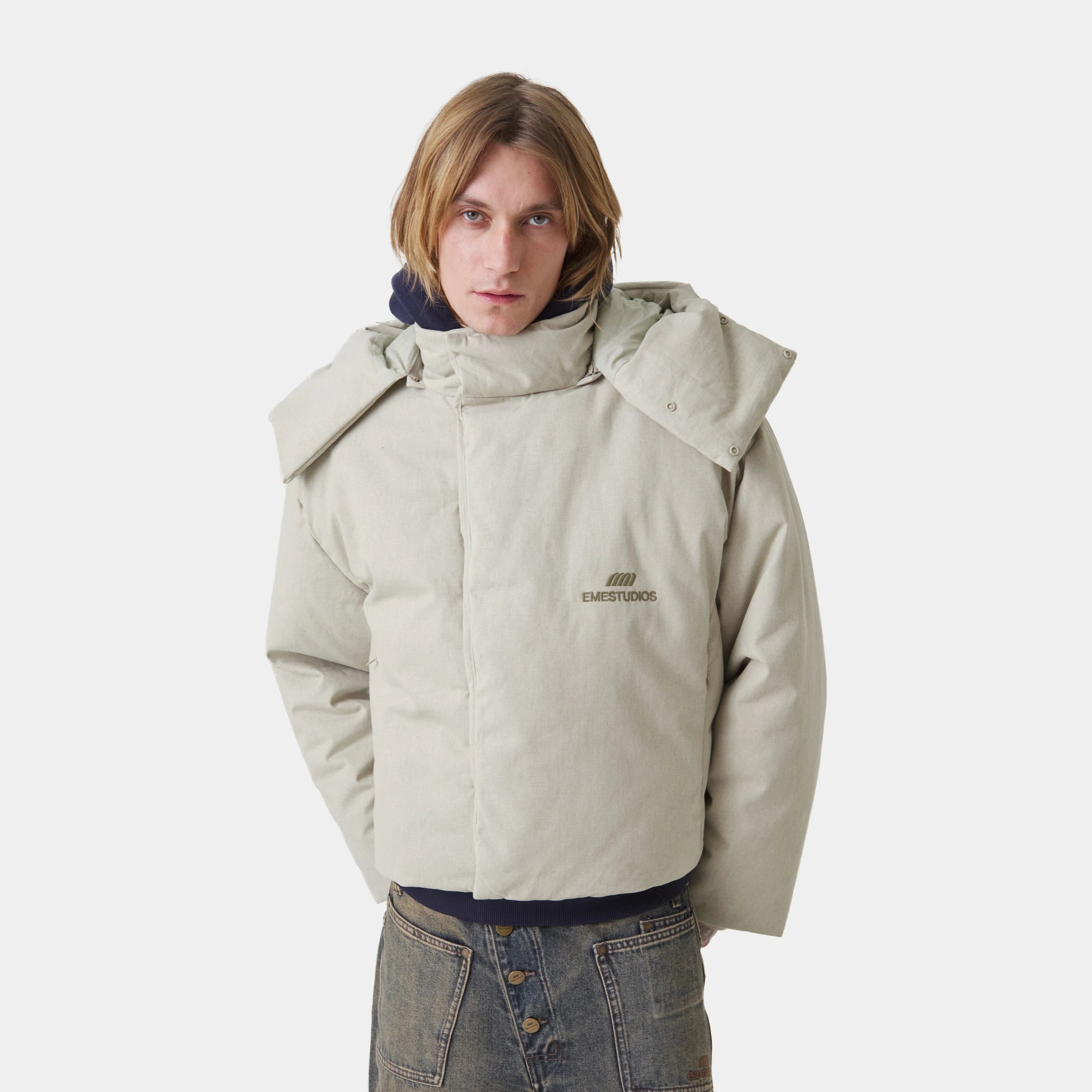 Gift Sarga Off Sand Puffer Outerwear Eme Studios