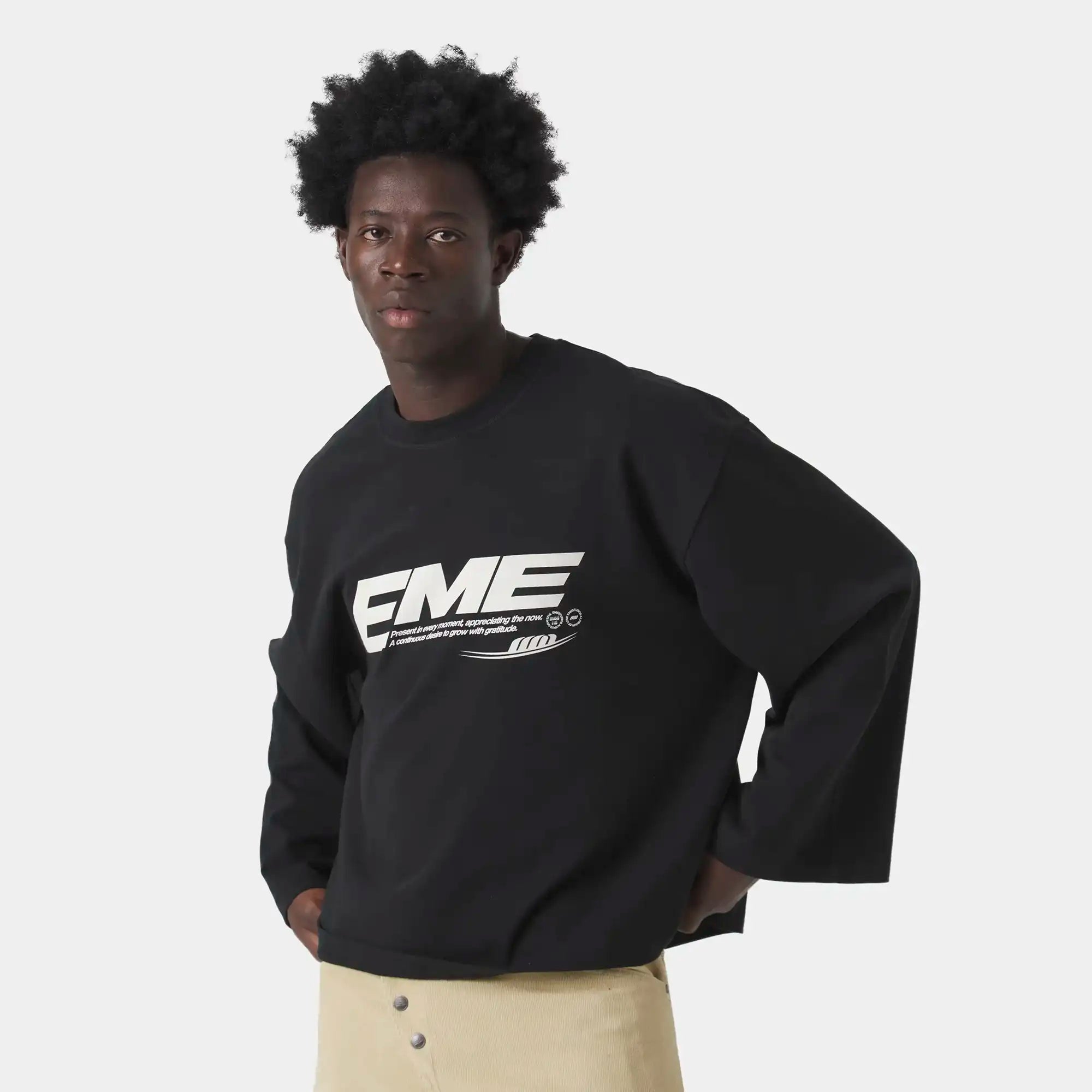 Bound Black Long Sleeve