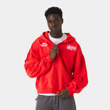 Gummy Poppy Red Cropped Full Zip Hoodies Eme Studios